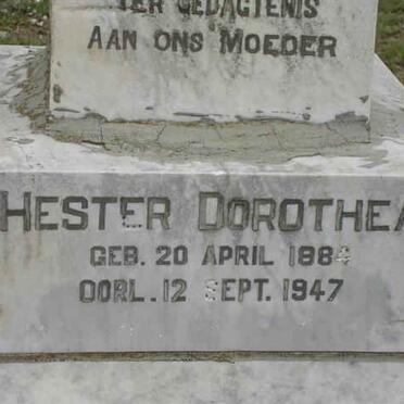 LOURENS Hester Dorothea 1884-1947