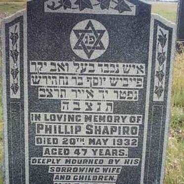 SHAPIRO Phillip -1932