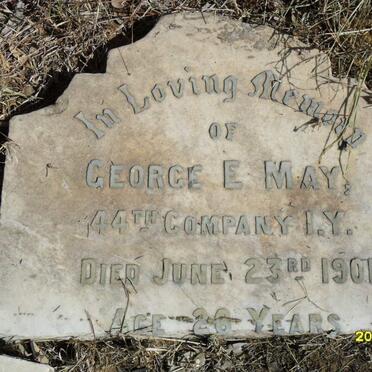 MAY George E. -1901