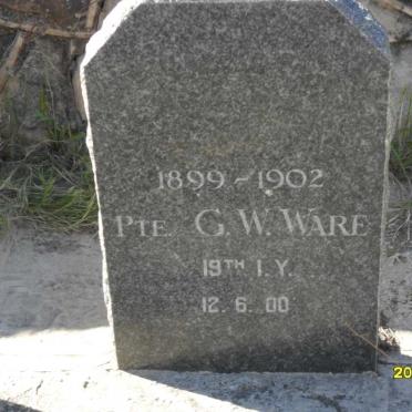 WARE G.W. -1900