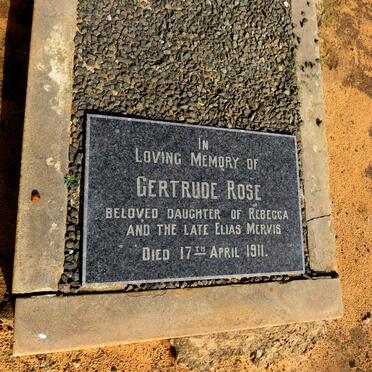 MERVIS Gertrude Rose -1911