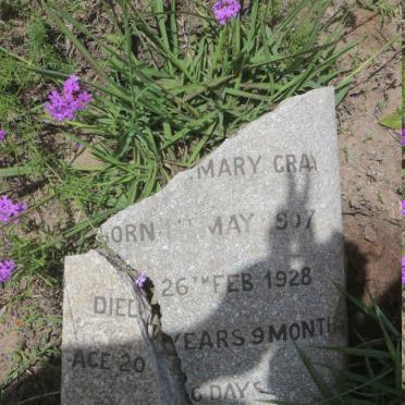GRAY ? Mary 1907-1928