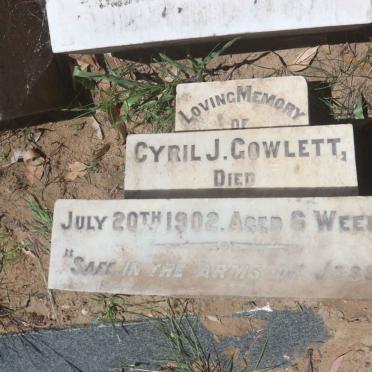 GOWLETT Cyril J. -1902