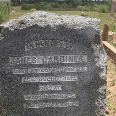 GARDINER James 1873-1915