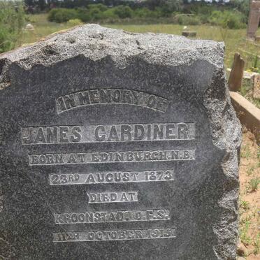 GARDINER James 1873-1915