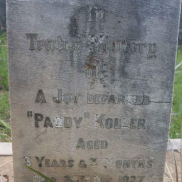 KOL?ER Paddy -1927