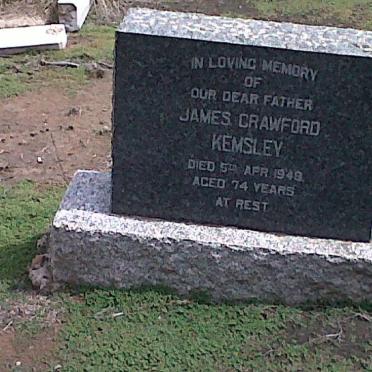 KEMSLEY James Crawford -1948