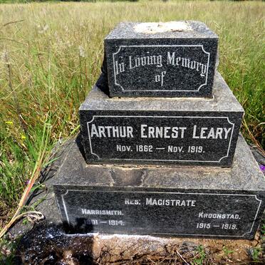 LEARY Arthur Ernest 1862-1919