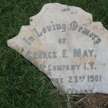 MAY George E. -1901