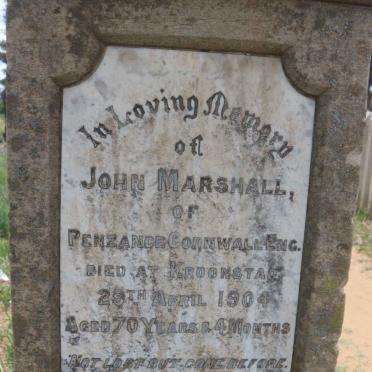 MARSHALL John -1904