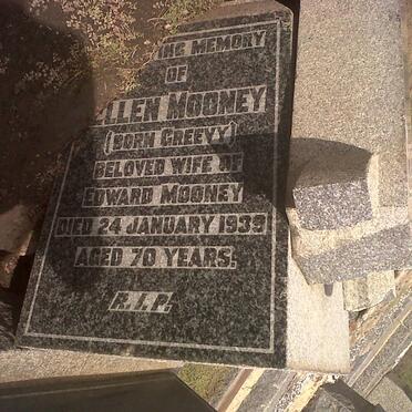 MOONEY Ellen nee GREEVY -1939