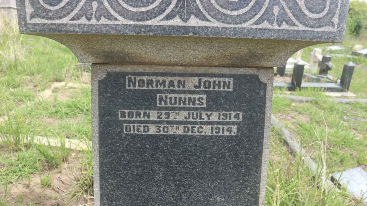 NUNNS Norman John 1914-1914