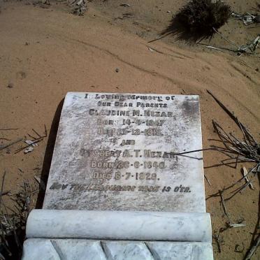 NEZAR Gysbert A.T. 1840-1929 &amp; Claudine M. 1847-1919
