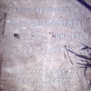 ROBERTSON 1904-1919
