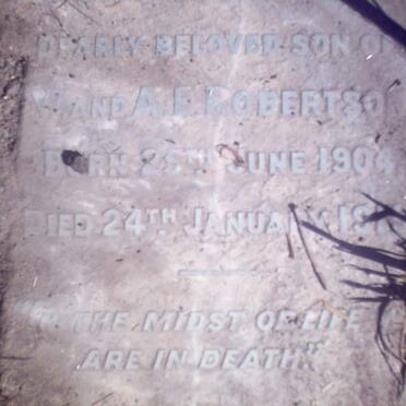 ROBERTSON 1904-1919