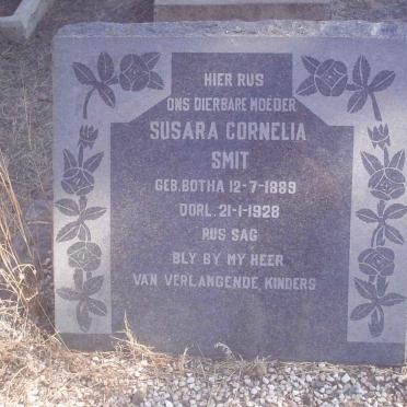 SMIT Susara Cornelia nee BOTHA 1889-1928