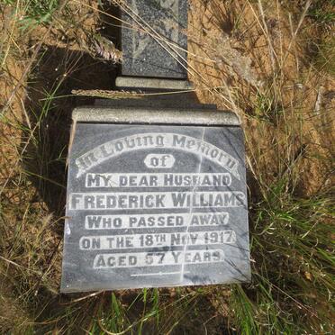 WILLIAMS Frederick -1917