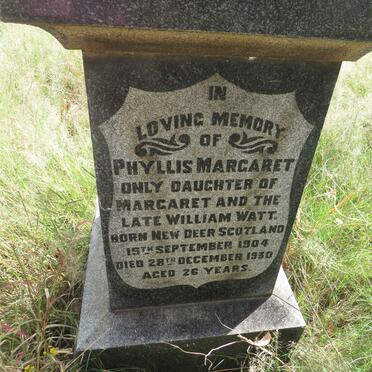 WATT Phyllis Margaret 1904-1930