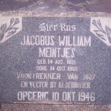 MEINTJES Jacobus William 1819-1901