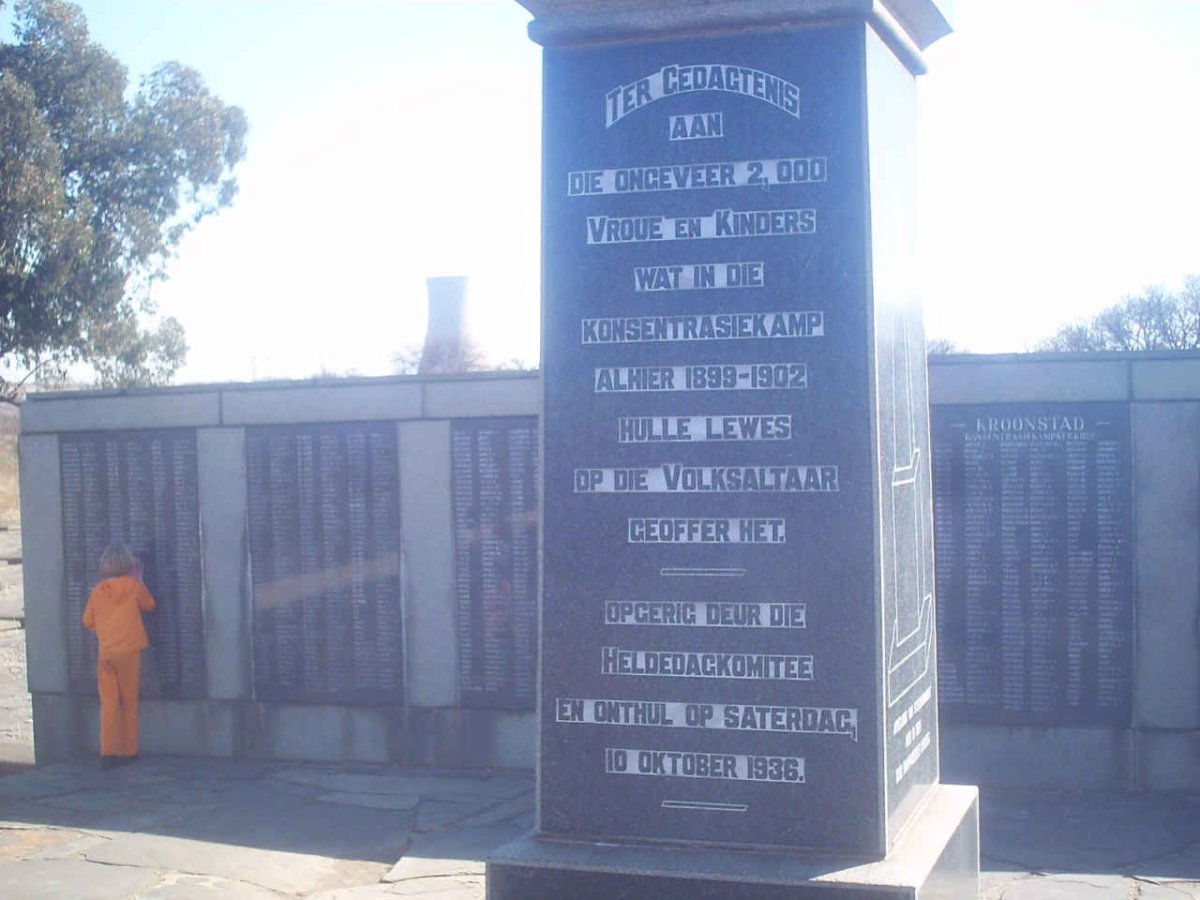 004. Monument for the estimated 2000 women and children who died in the concentration camp