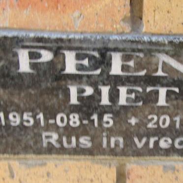 PEENS Piet 1951-2018