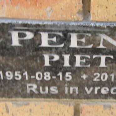 PEENS Piet 1951-2018