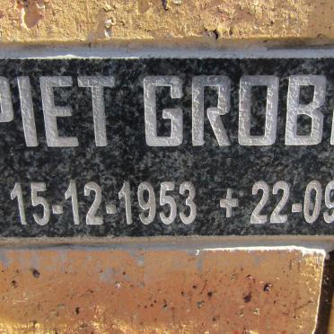 GROBLER Piet 1953-2017