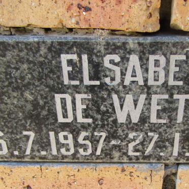 WET Elsabe, de 1957-2007