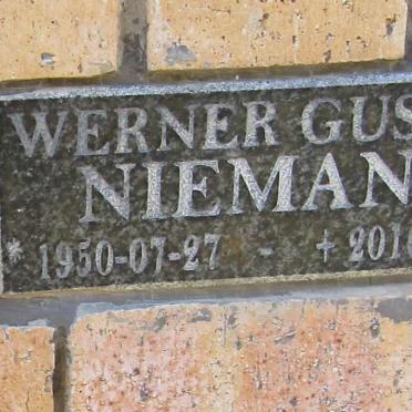 NIEMAND Werner Gustav 1950-2016