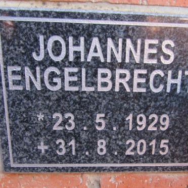 ENGELBRECHT Johannes 1929-2015