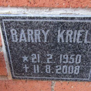 KRIEL Barry 1950-2008