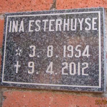 ESTERHUYSE Ina 1954-2012