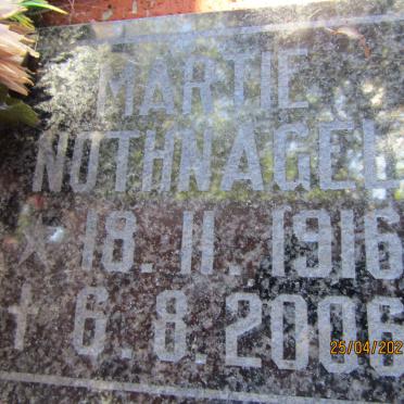 NOTHNAGEL Martie 1916-2006