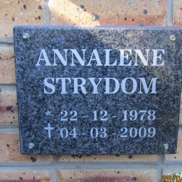 STRYDOM Annalene 1978-2009