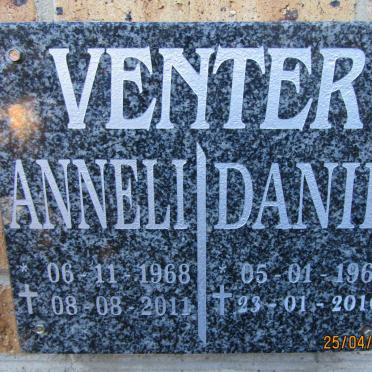 VENTER Danie 1960-2016 &amp; Anneli 1968-2011