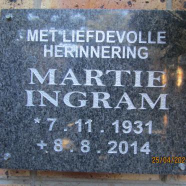 INGRAM Martie 1931-2014