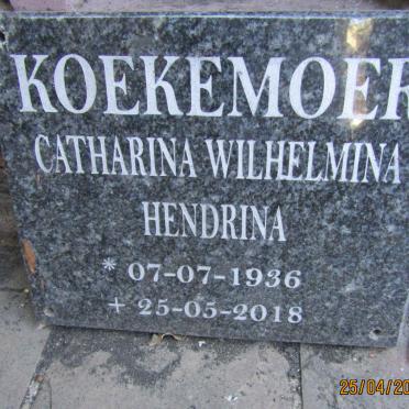 KOEKEMOER Catharina Wilhelmina Hendrina 1936-2018