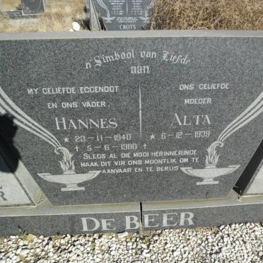 BEER Hannes, de 1940-1980 &amp; Alta 1939-