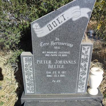 BEETGE Pieter Johannes 1917-1981
