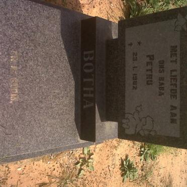 BOTHA Petru 1982-1982