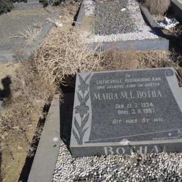 BOTHA Maria M.E. 1934-1967