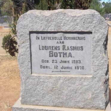 BOTHA Lourens Rasmus 1883-1976