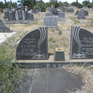 BOTHA C.L. 1872-1962 &amp; Elizabeth M. SERFONTEIN 1880-1951