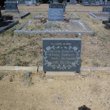 BLERK Arthur Herman, van &amp; Dorothy Annesley MARCHANT