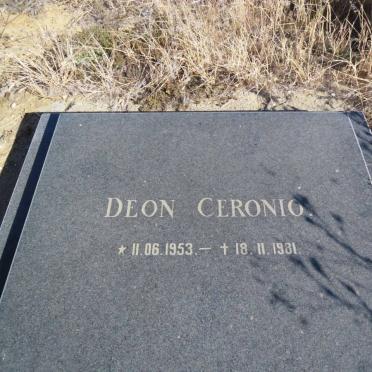 CERONIO Deon 1953-1981