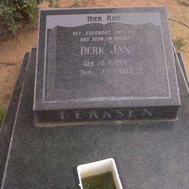 DERKSEN Derk Jan 1920-1963