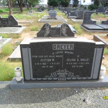 DREYER Clifton W. 1902-1971 &amp; Celina S. 1910-1974