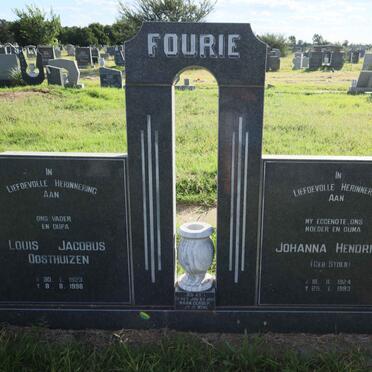 FOURIE Louis Jacobus Oosthuizen 1923-1998 &amp; Johanna Hendrika STOLS 1924-1993