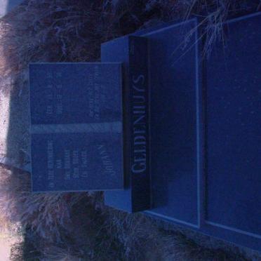 GELDENHUYS Johan 1955-1978