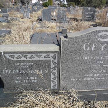 GEYER Philippus Cornelis 1888-1983 &amp; Margaretha Hendrika GROBBELAAR 1898-1979       